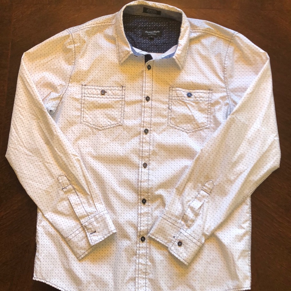Eighty Eight Platinum Long Sleeve Button Up